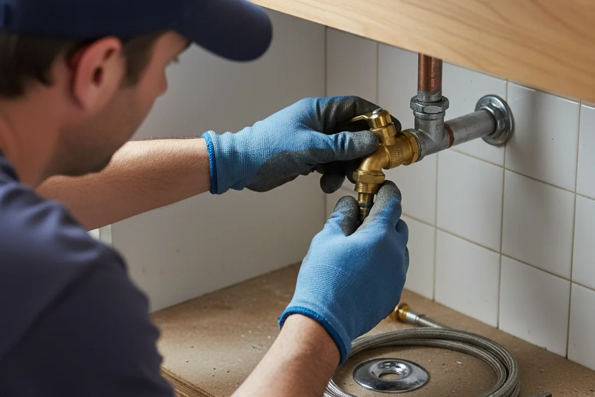 Shutoff valve and fitting work during Emergency Plumbing in Silverthorne